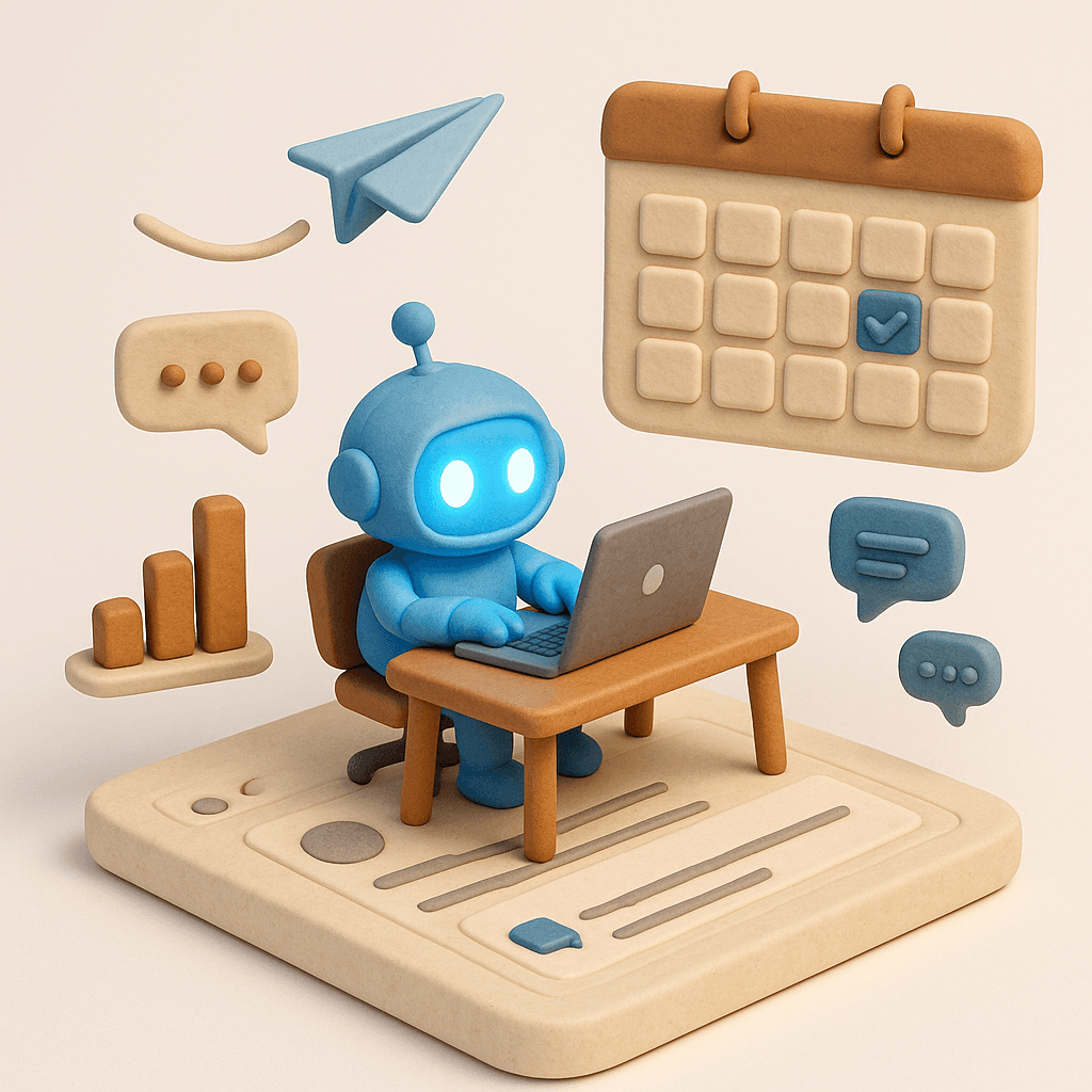 PostMate AI Hero Illustration